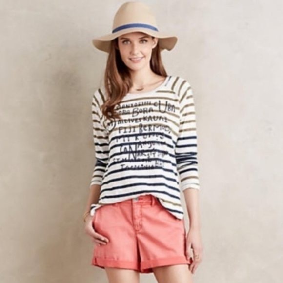 Anthropologie Pilcro Paper Boy Shorts - Picture 1 of 2